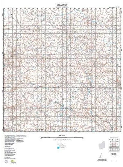 2931-2 Coujinup Topographic Map by Landgate (2015)