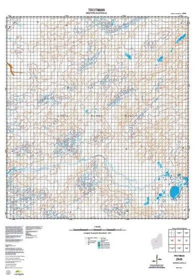 2949 Trotman Topographic Map by Landgate (2015)