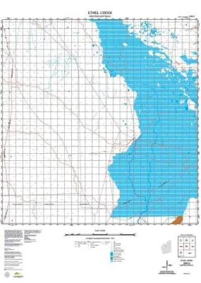 2952-3 Ethel Creek Topographic Map by Landgate (2015)