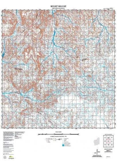 2953-4 Mount Maggie Topographic Map by Landgate (2015)