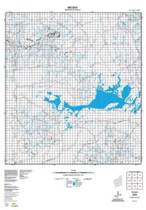 3040 Wilbah Topographic Map by Landgate (2015)