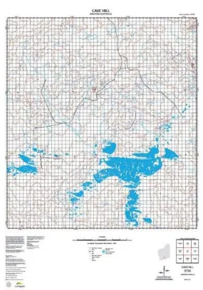 3134 Cave Hill Topographic Map by Landgate (2015)