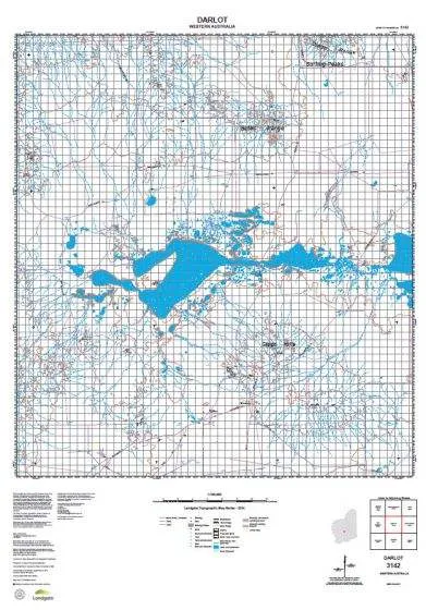 3142 Darlot Topographic Map by Landgate (2015)