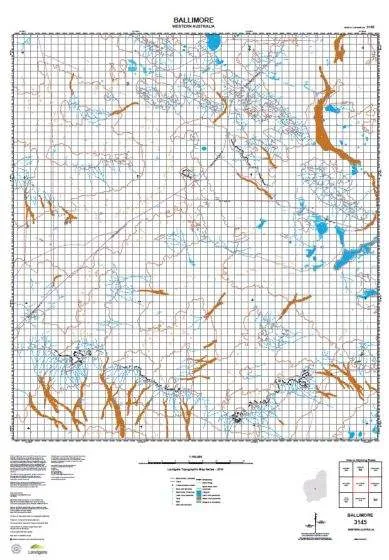 3145 Ballimore Topographic Map by Landgate (2015)