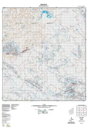 3147 Rhodes Topographic Map by Landgate (2015)