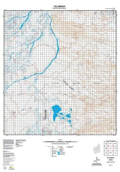 3152 Talawana Topographic Map by Landgate (2015)