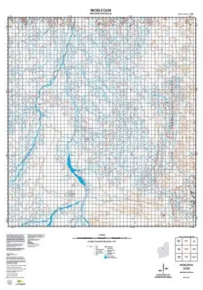 3153 Woblegun Topographic Map by Landgate (2015)