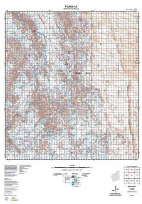 3154 Pearana Topographic Map by Landgate (2015)