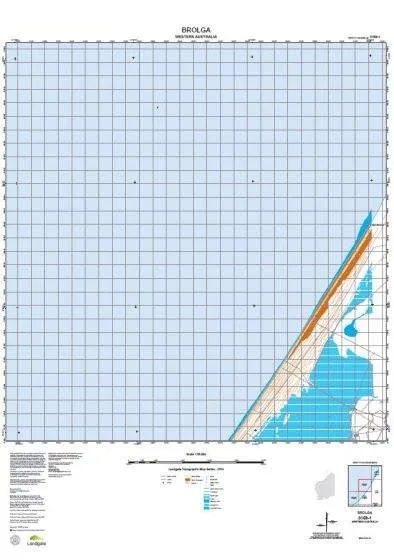 3159-1 Brolga Topographic Map by Landgate (2015)