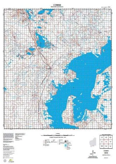 3234 Cowan Topographic Map by Landgate (2015)