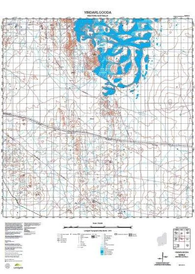 3236-2 Yindarlgooda Topographic Map by Landgate (2015)