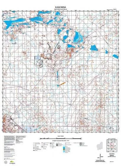 3236-4 Kanowna Topographic Map by Landgate (2015)