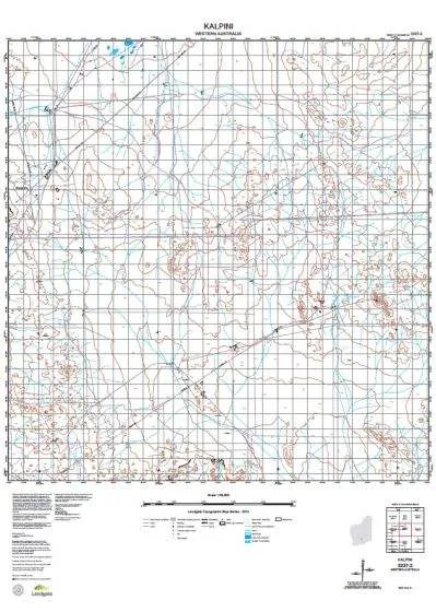 3237-2 Kalpini Topographic Map by Landgate (2015)