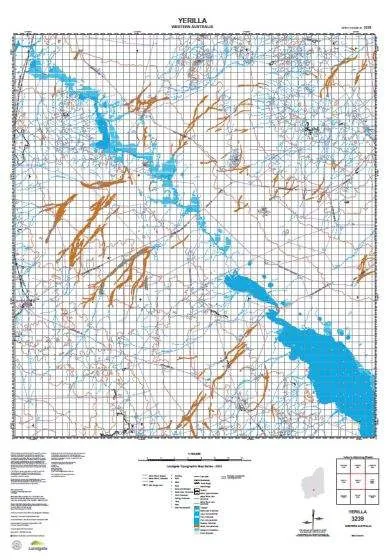 3239 Yerilla Topographic Map by Landgate (2015)