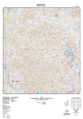 3249 McAuliffe Topographic Map by Landgate (2015)
