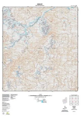 3250 Knight Topographic Map by Landgate (2015)