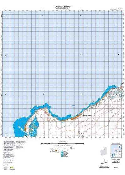 3261-2 Gourdon Bay Topographic Map by Landgate (2015)