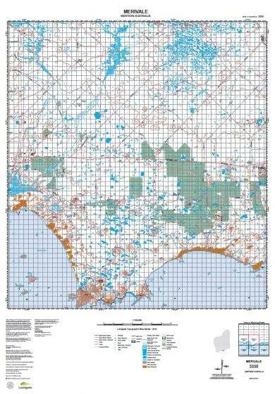 3330 Merivale Topographic Map by Landgate (2015)