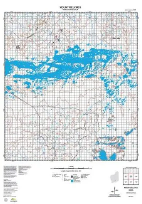 3335 Mount Belches Topographic Map by Landgate (2015)