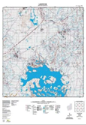 3340 Laverton Topographic Map by Landgate (2015)