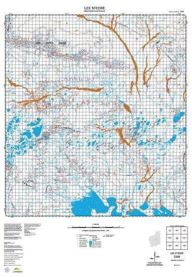 3346 Lee Steere Topographic Map by Landgate (2015)