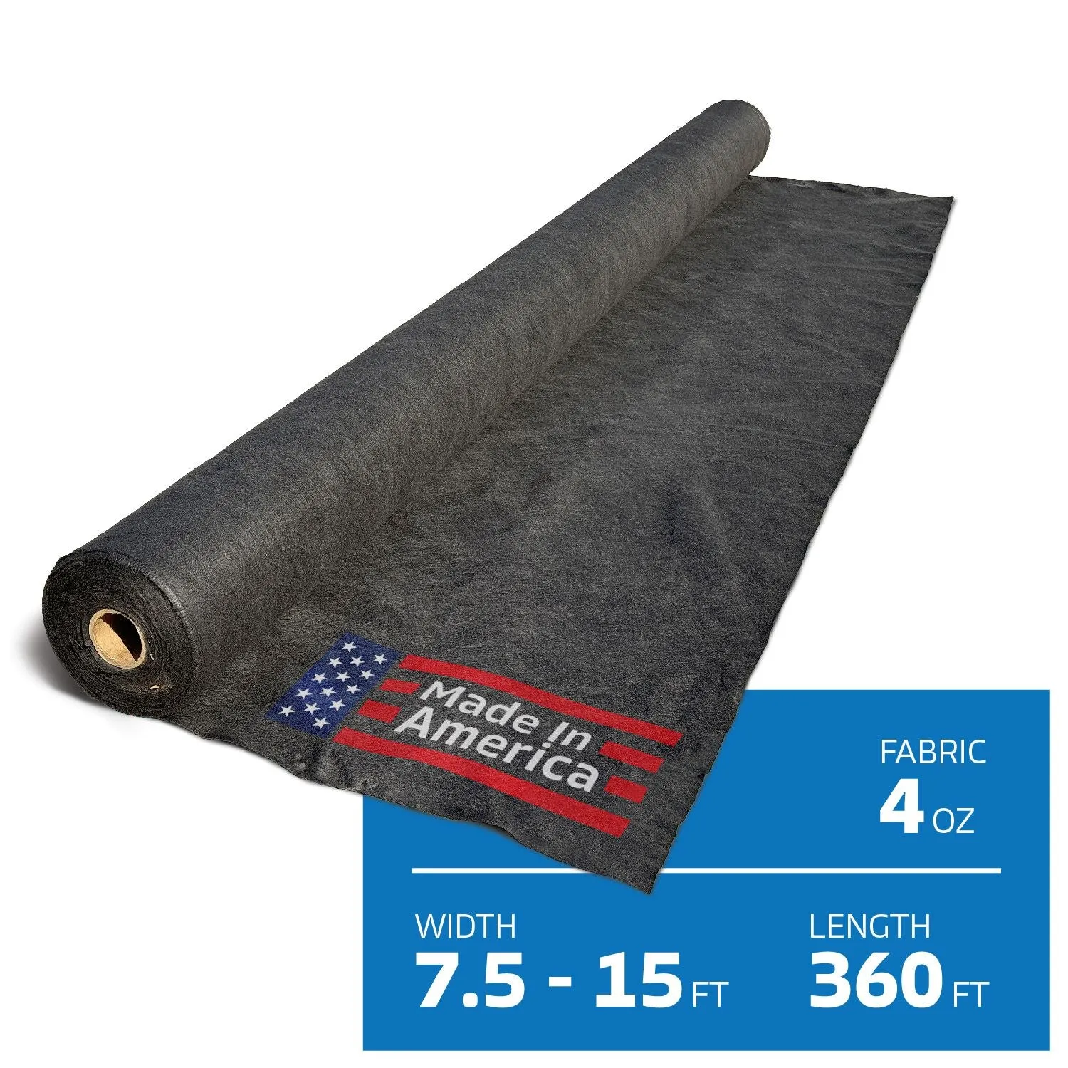 4 oz Non-Woven Geotextile Filter Fabric (360 ft) - Made in USA