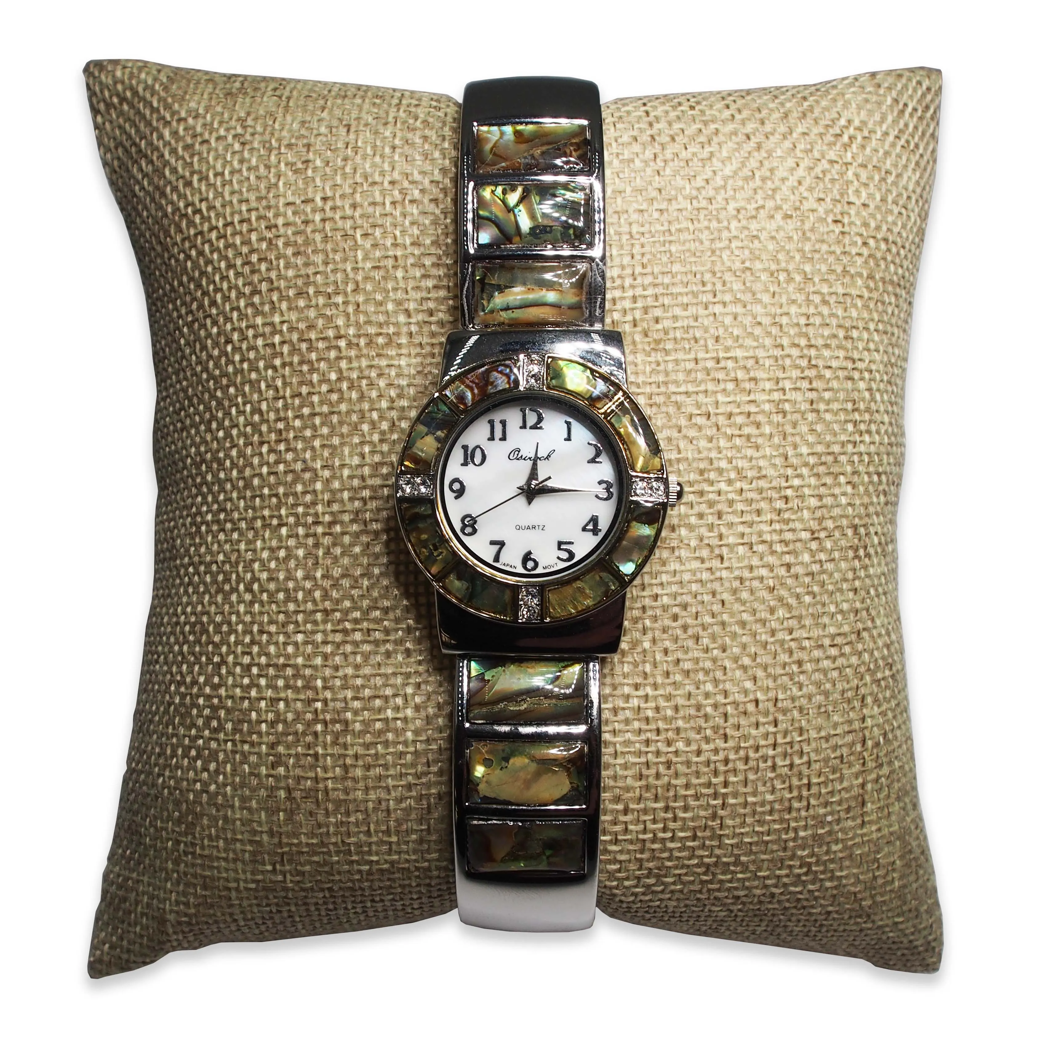 5" Burlap Fabric Pillow Displays