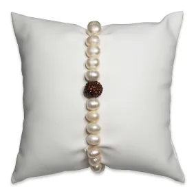 5" White Leatherette Pillow Displays