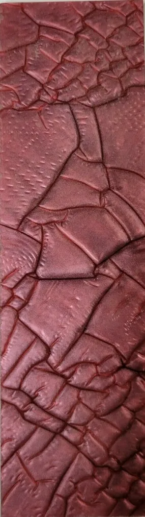 Acrylic Burgundy (2 pc) Straight Razor Scales 3/16" x 2" x 6"