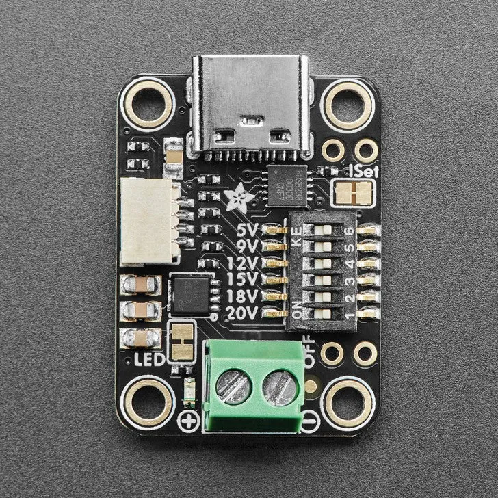 Adafruit USB Type C Power Delivery Dummy - I2C or Switchable - HUSB238