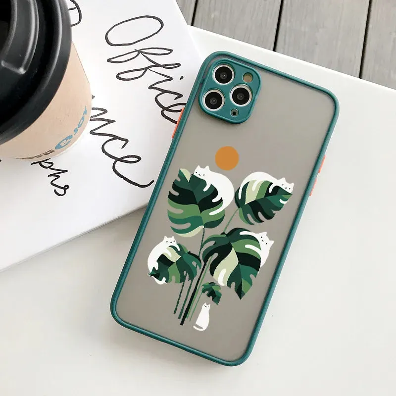 Adorable Cat Design Phone Case Cover for iPhone 15 14 Pro Max Plus