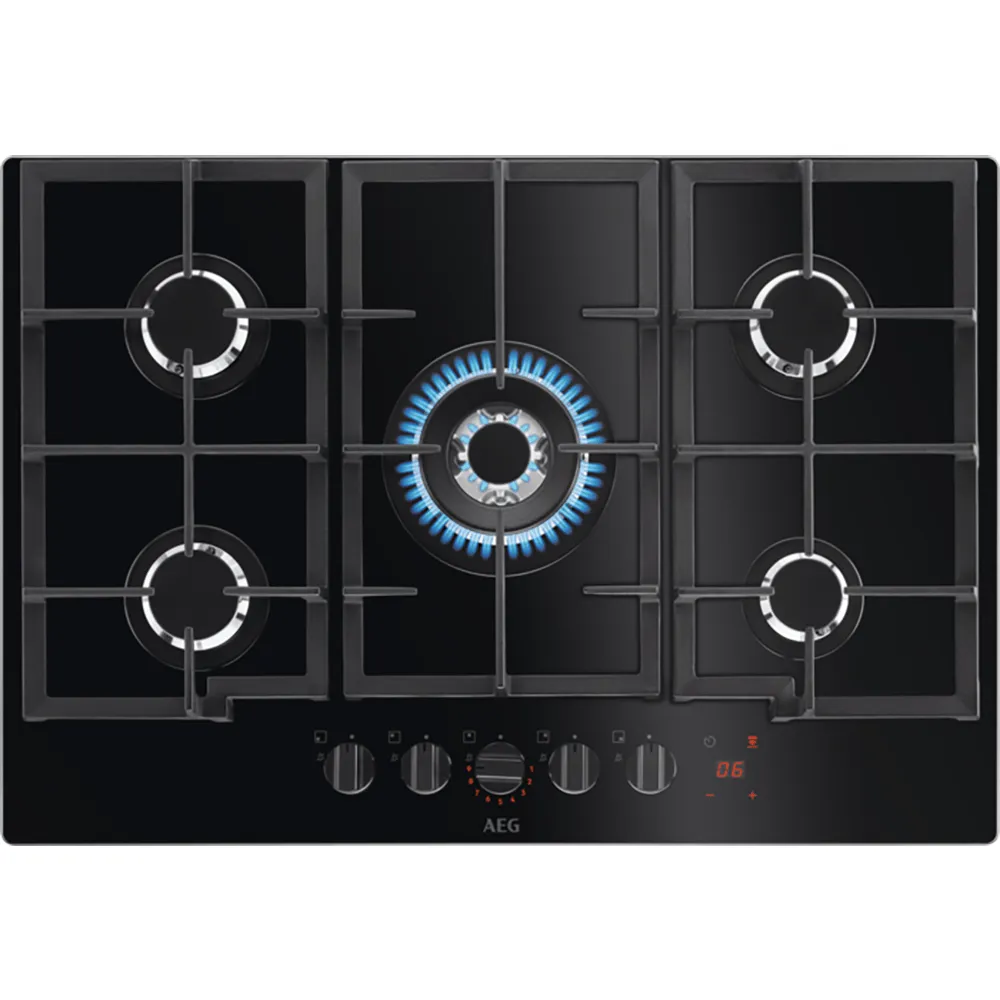 AEG HKB75450NB Gas Hob - Black