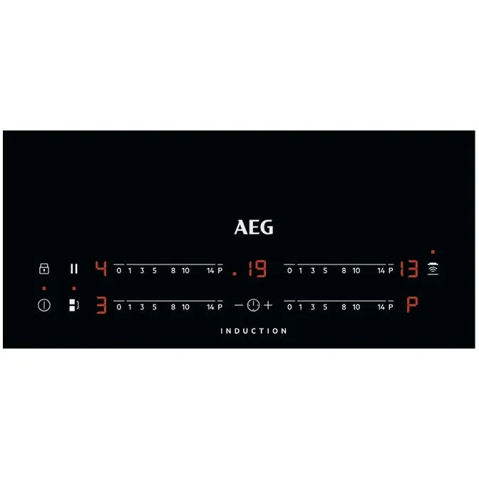 AEG IKX84443CB 80cm Wide 4 Zone Induction Hob,Black