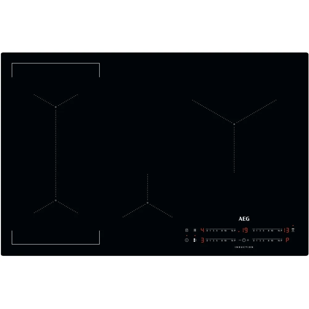 AEG IKX84443CB 80cm Wide 4 Zone Induction Hob,Black
