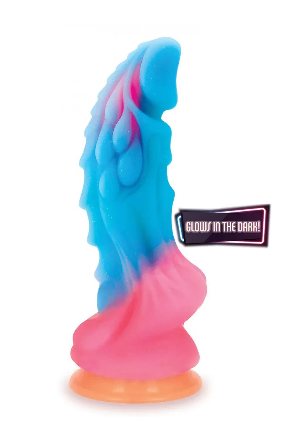 Alien Nation Glow Dragon Silicone Glow In The Dark Creature Dildo