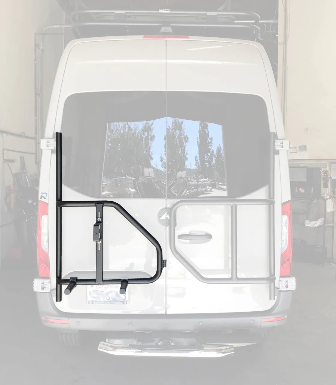Aluminess Rear Door Box/Tire Rack – Sprinter 2019  VS30