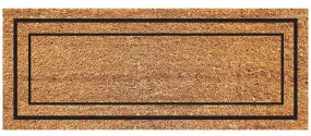 Americo Home Natural CoCo Series 77FLCLB025 Classical Border Door Mat, 60 in L, 24 in W, Rectangular, Natural Pattern :EA: QUANTITY: 1
