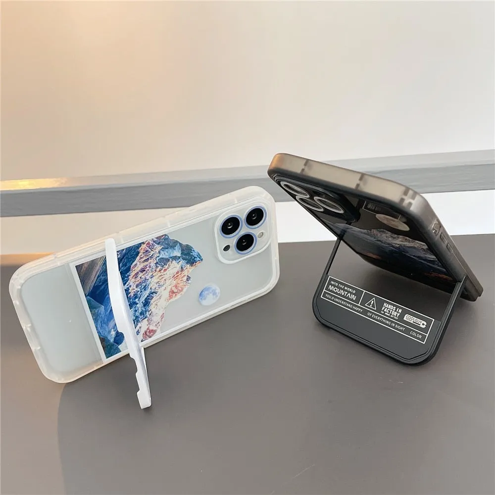 Anymob iPhone Boarding Pass Invisible Wristband Bracket Phone Case Silicon Cover