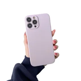 Anymob iPhone Lavander Square Silicone Phone Case Slim Soft Back Cover