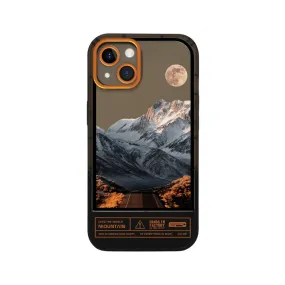 Anymob iPhone Snowy Mountain Invisible Wristband Bracket Phone Case Silicon Cover