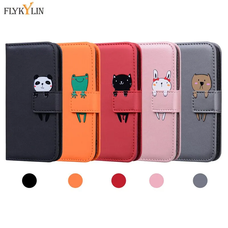 Anymob Samsung Gray Otter Phone Case Back Cover Leather Phone Protection
