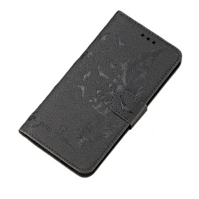 Anymob Samsung Grey Flip Case Leather Wallet Phone Cover Protection