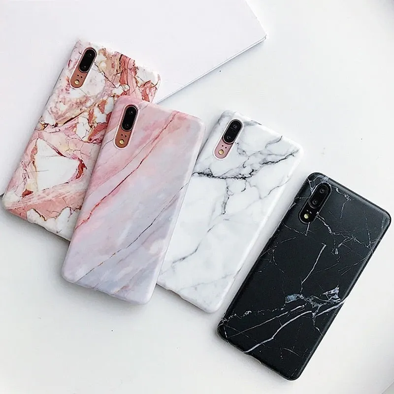 Anymob Samsung Ocean Blue Marble Flower Case Back Cover Art Leaf Silicone Phone Protection