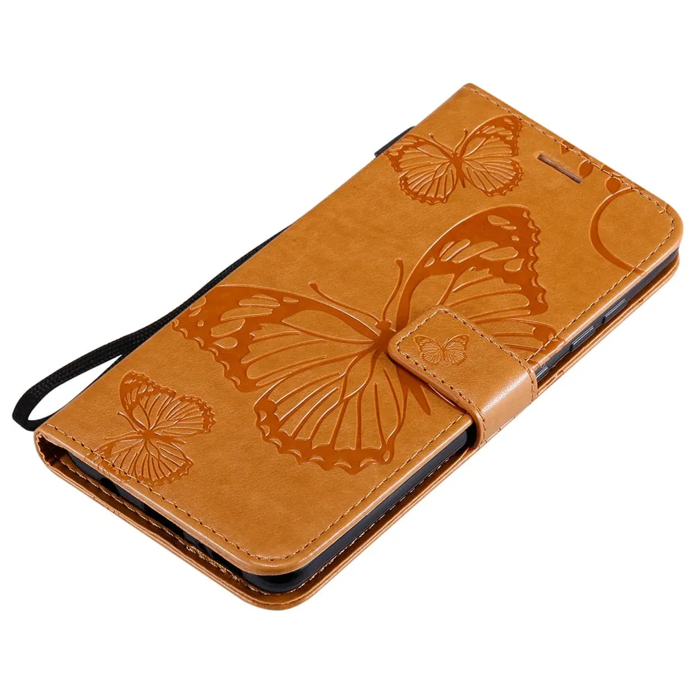 Anymob Samsung Red Flip Leather Case Back Cover Wallet Phone Shell