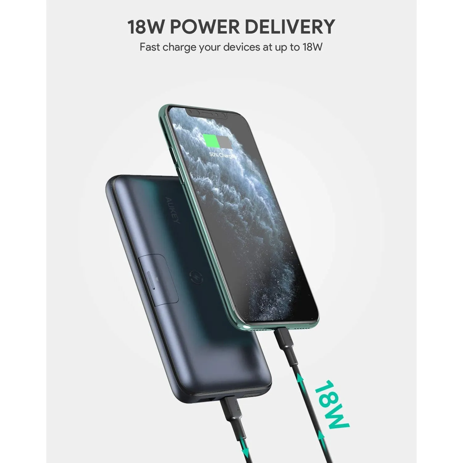 AUKEY PB-WL03 20000mAh Basix Pro Wireless Power Bank