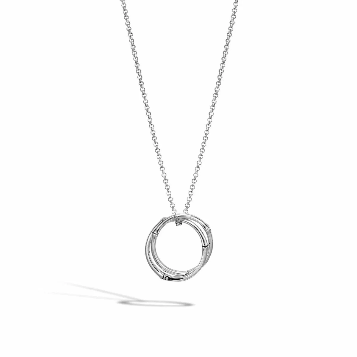 Bamboo Interlinking Pendant Necklace - NB5635