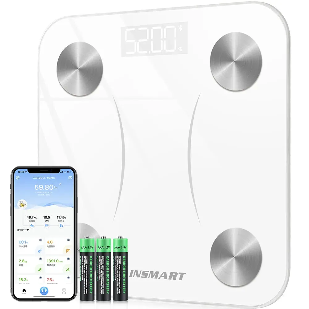 Bathroom Scale Body Weight Smart Scale BMI 180KG Body Fat Digital Bioelectrical Impedance Scale