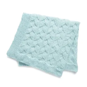 Bernat Knit Dragon Scales Baby Blanket