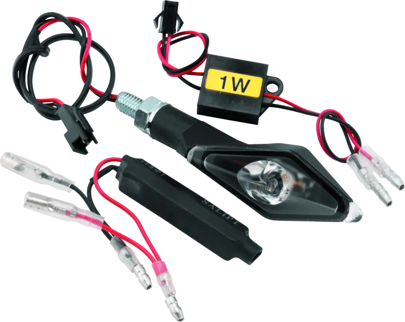 BikeMaster LED Alienangle Pair - Black