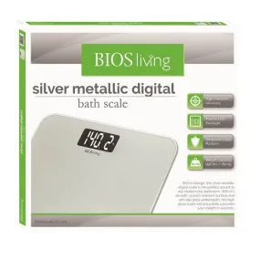 BIOS Living Metallic Digital Scale (Silver) (SC429)